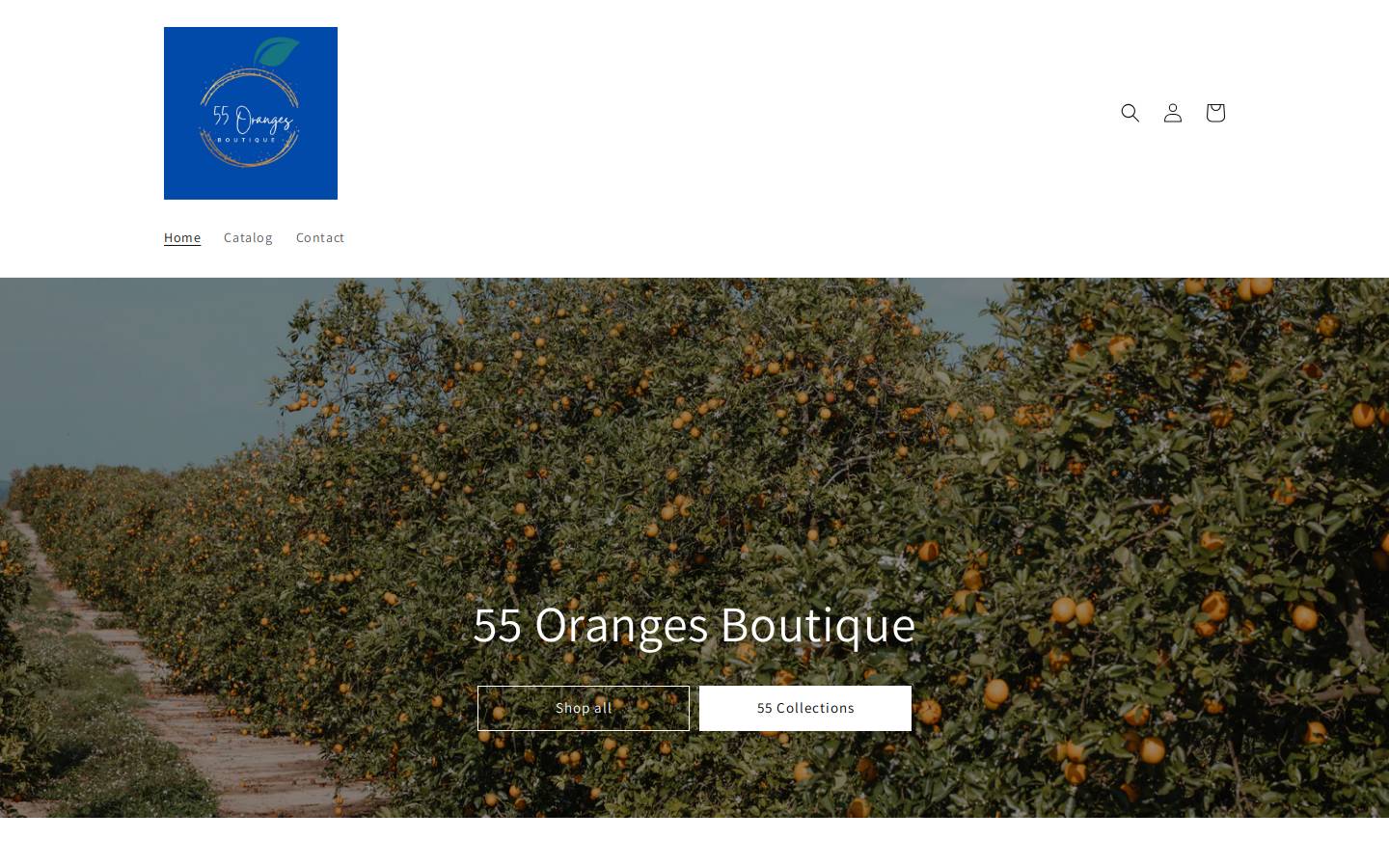 55oranges.com homepage screenshot