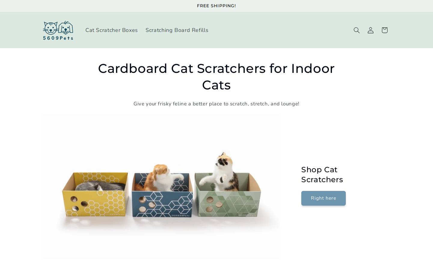 5609pets.com homepage screenshot
