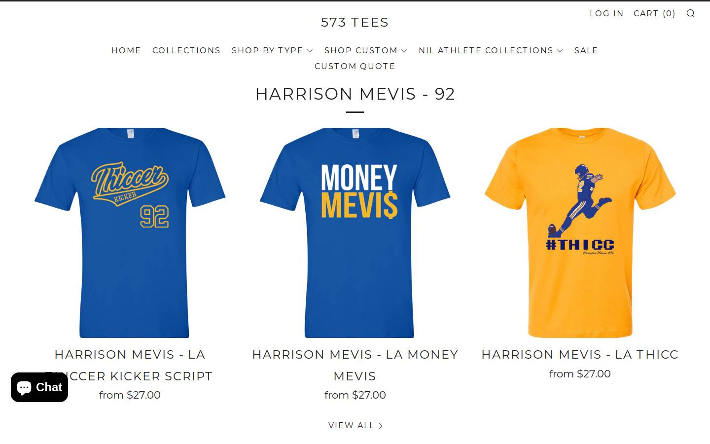 573tees.com homepage screenshot