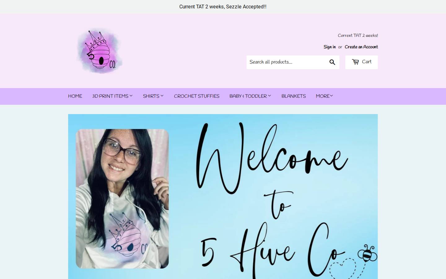 5hivecompany.com homepage screenshot