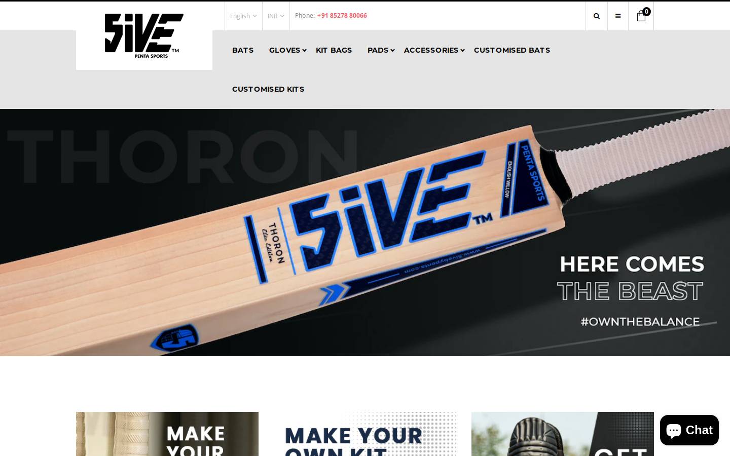 5ivebypenta.com homepage screenshot