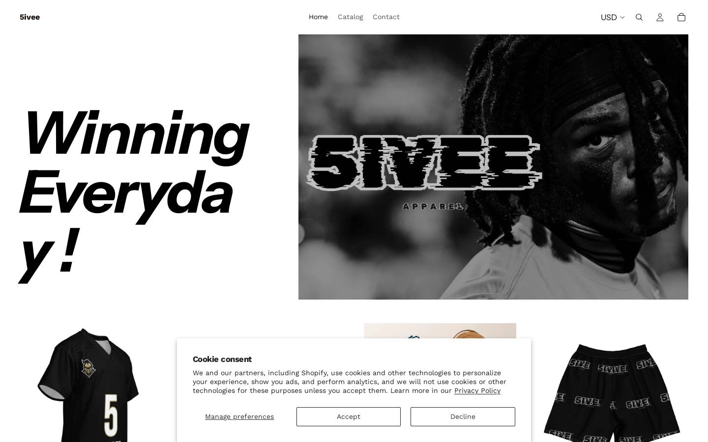 5ivee.com homepage screenshot