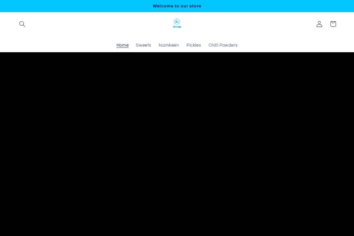 5sfoods.com homepage screenshot