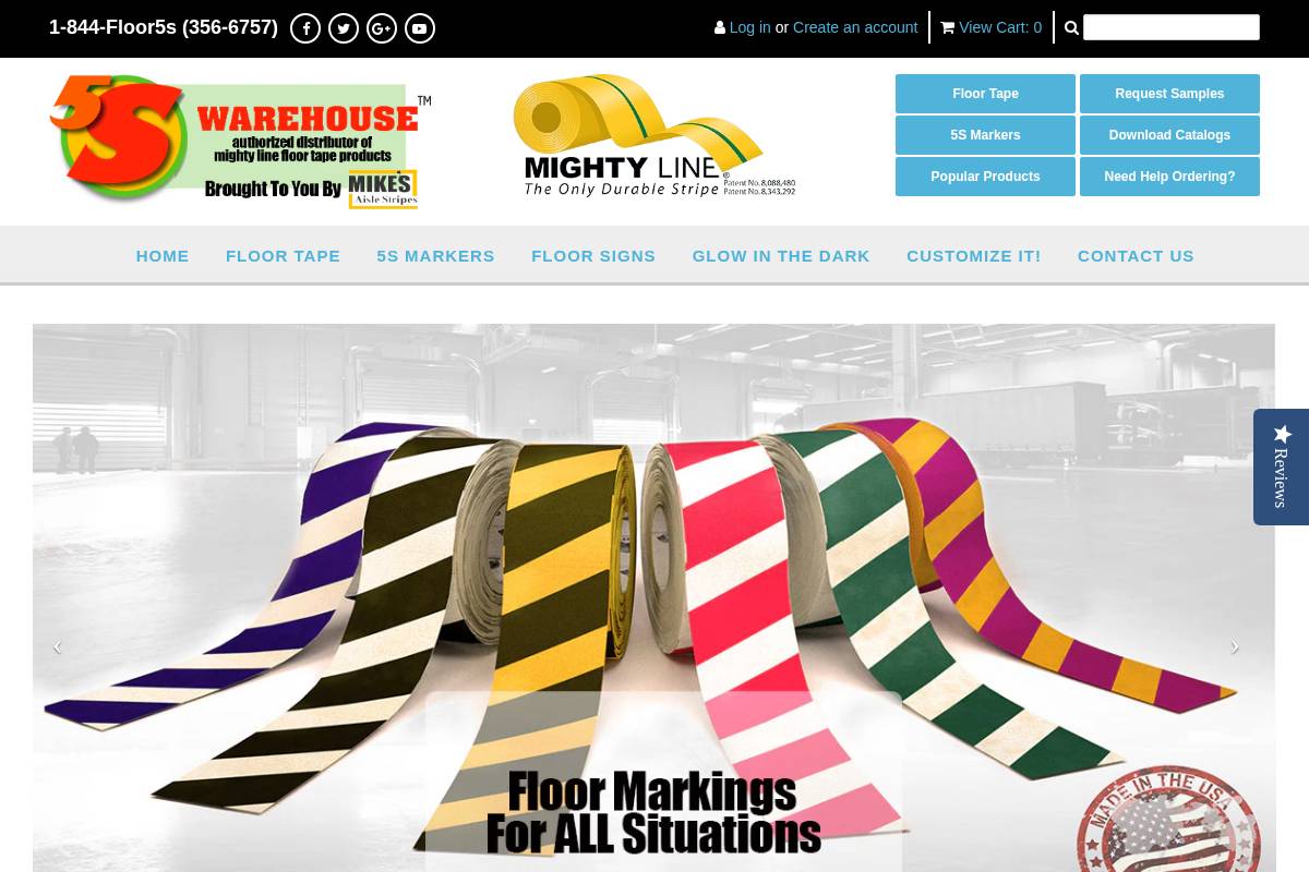 5swarehouse.com homepage screenshot