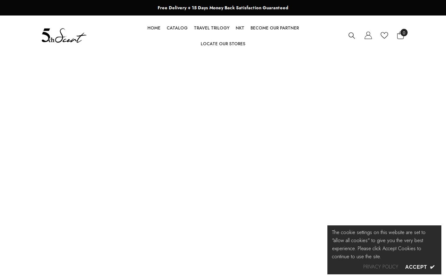 5thscent.com homepage screenshot