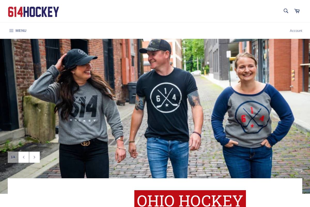 614hockey.com homepage screenshot