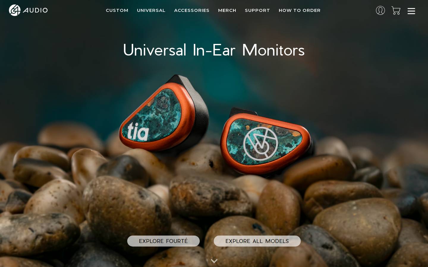 64audio.com homepage screenshot