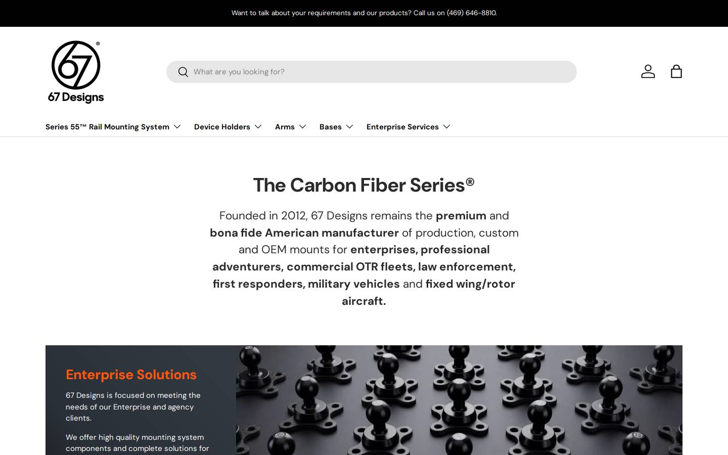 67mfg.com homepage screenshot