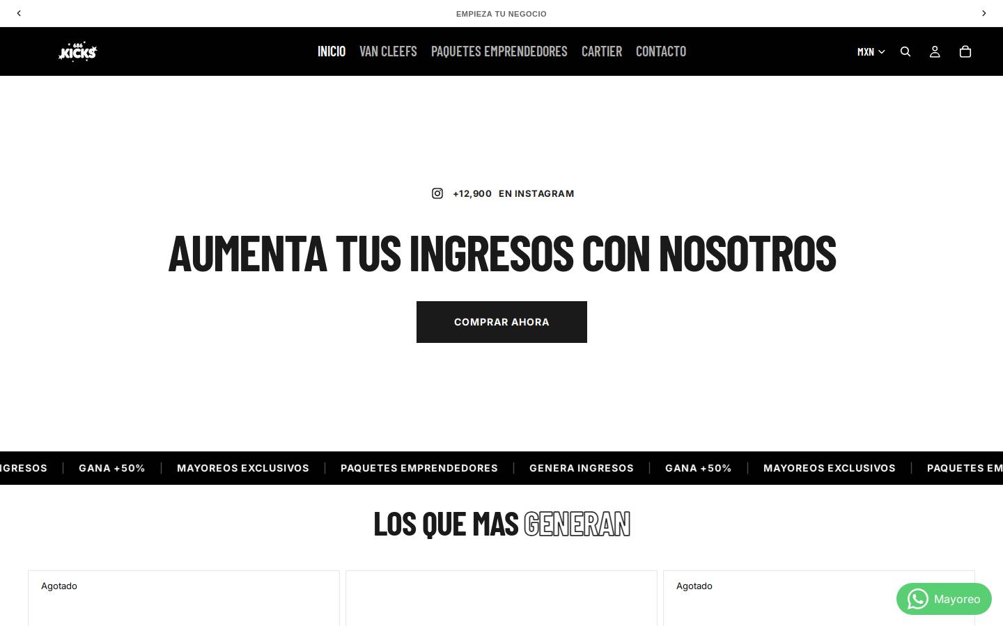 686kicks.com homepage screenshot