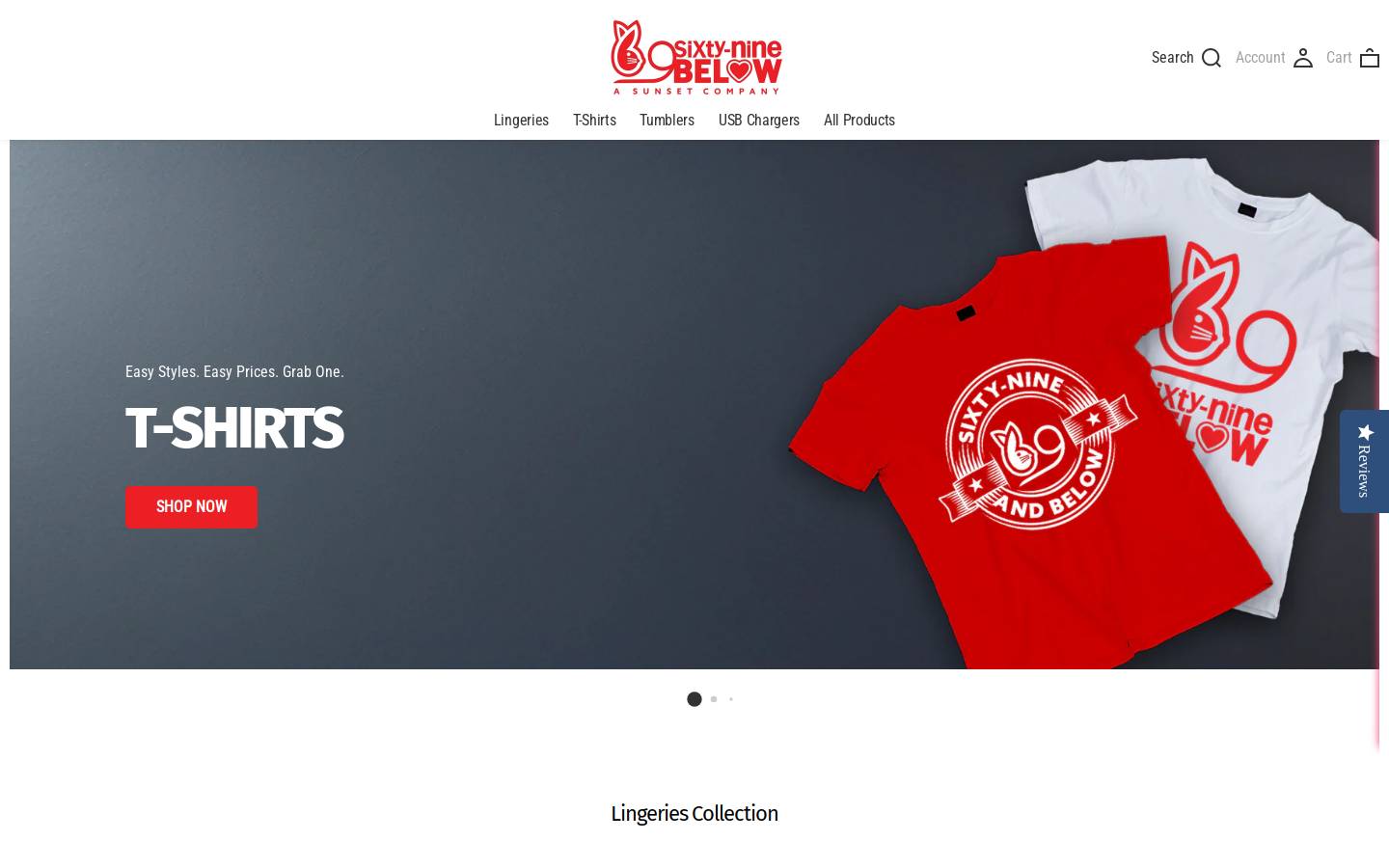 69below.com homepage screenshot