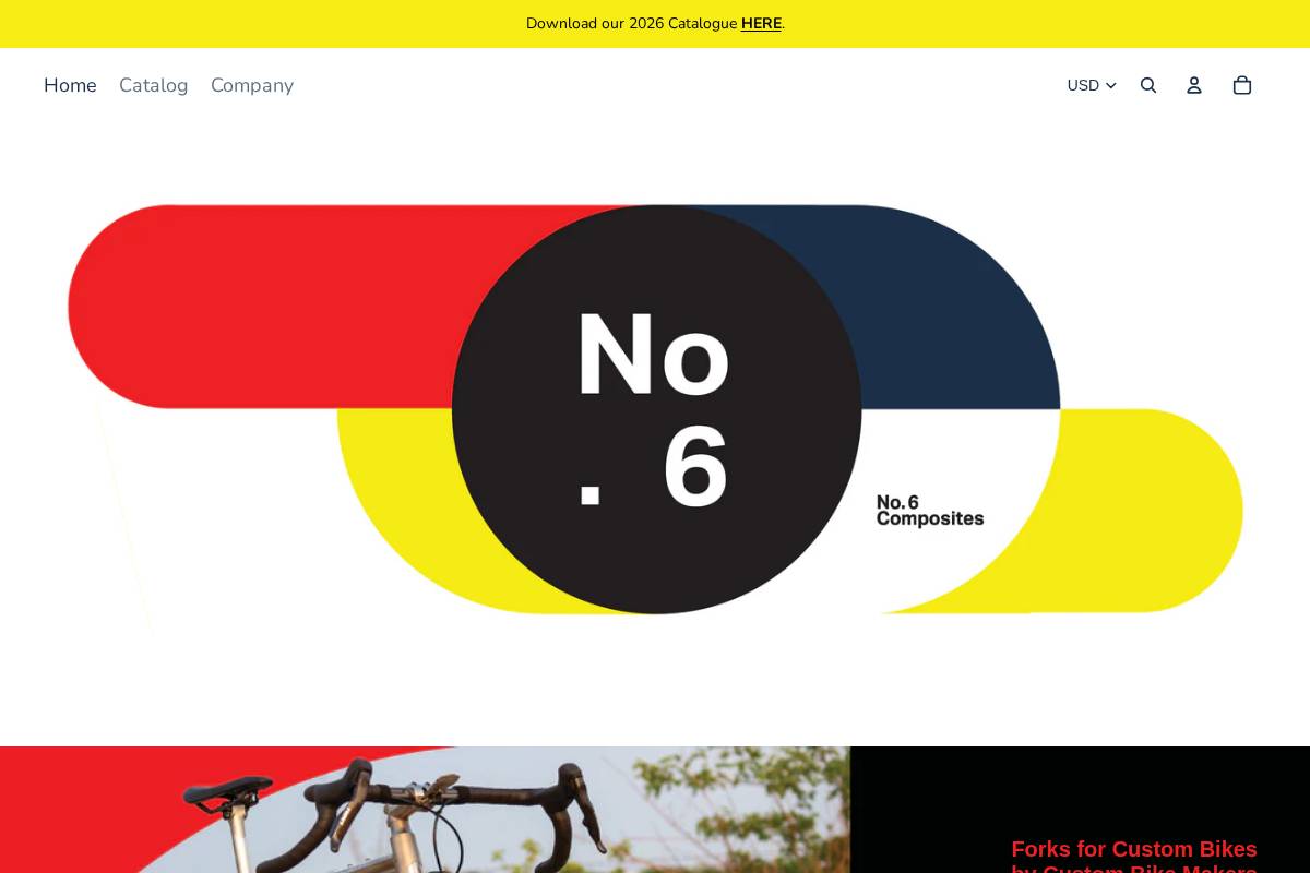 6composites.com homepage screenshot