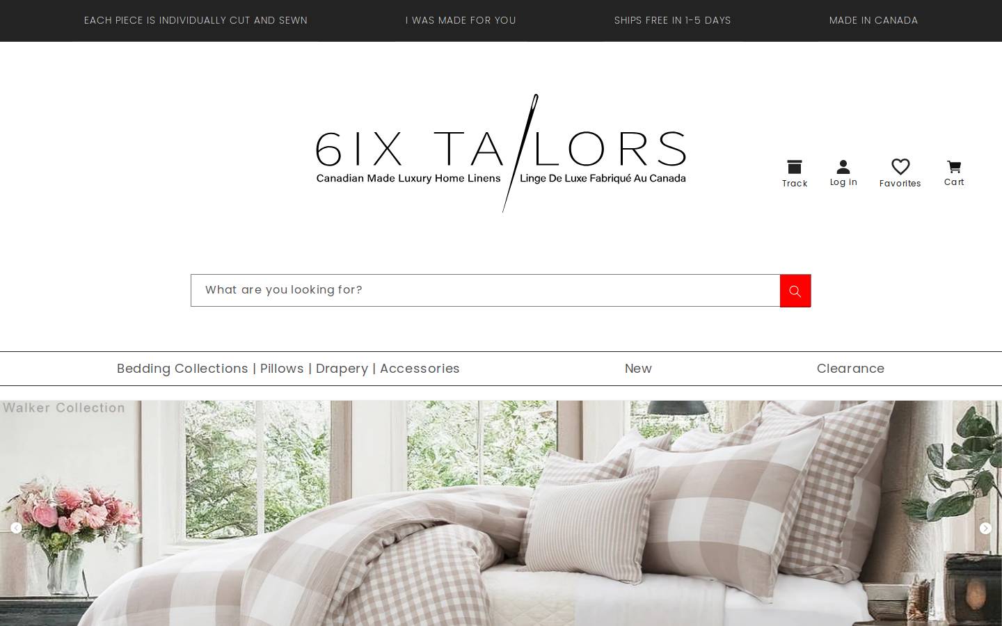 6ixtailors.com homepage screenshot