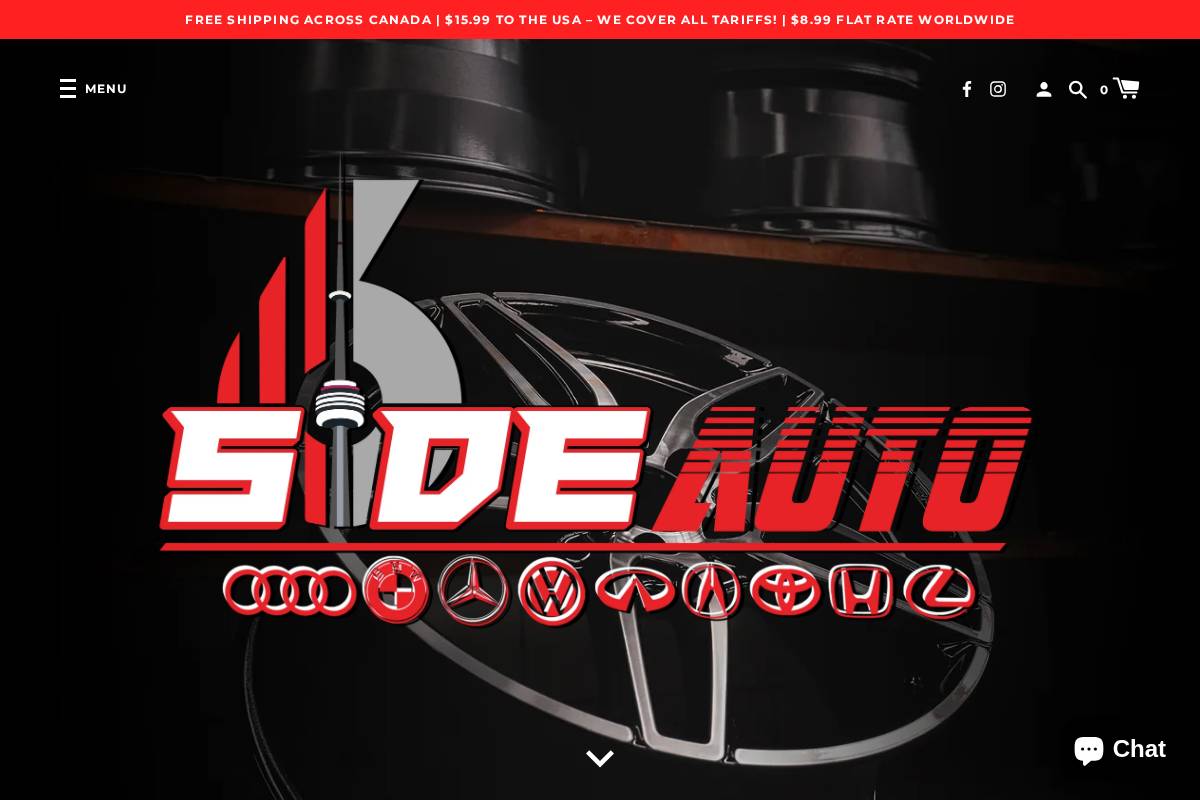 6sideauto.com homepage screenshot