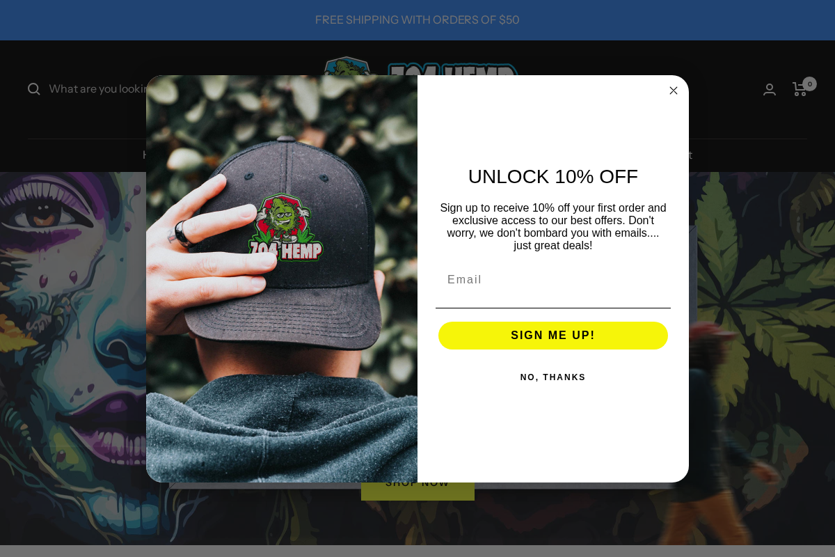 704-hemp homepage screenshot