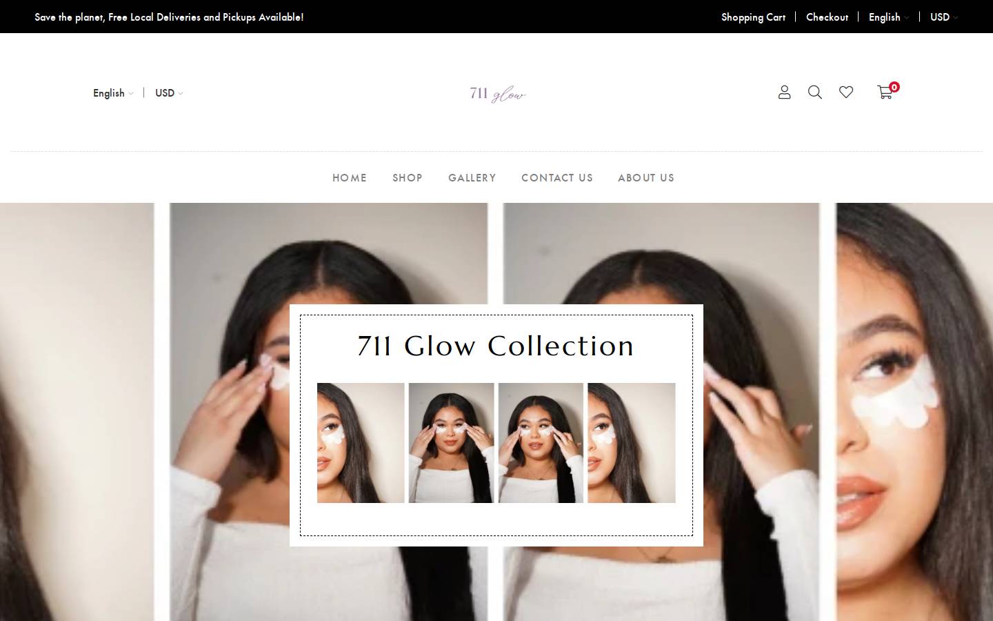711glow.com homepage screenshot