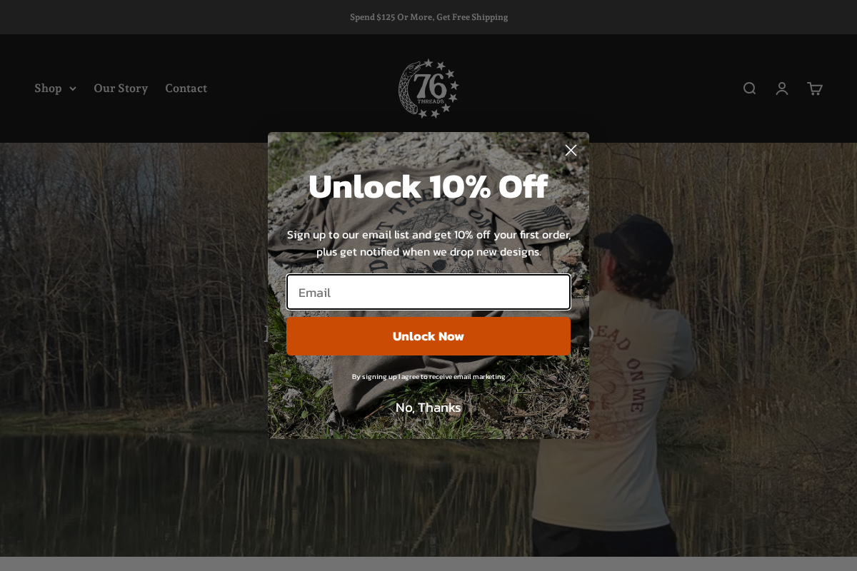 76 Threads homepage screenshot