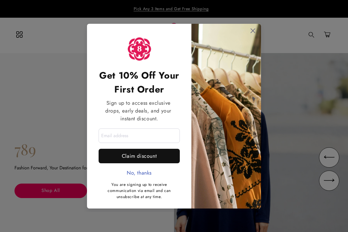 789 homepage screenshot