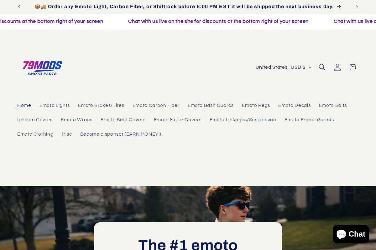 79mods.com homepage screenshot