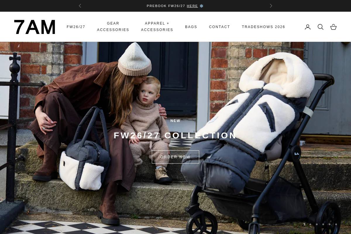 7amb2b.com homepage screenshot