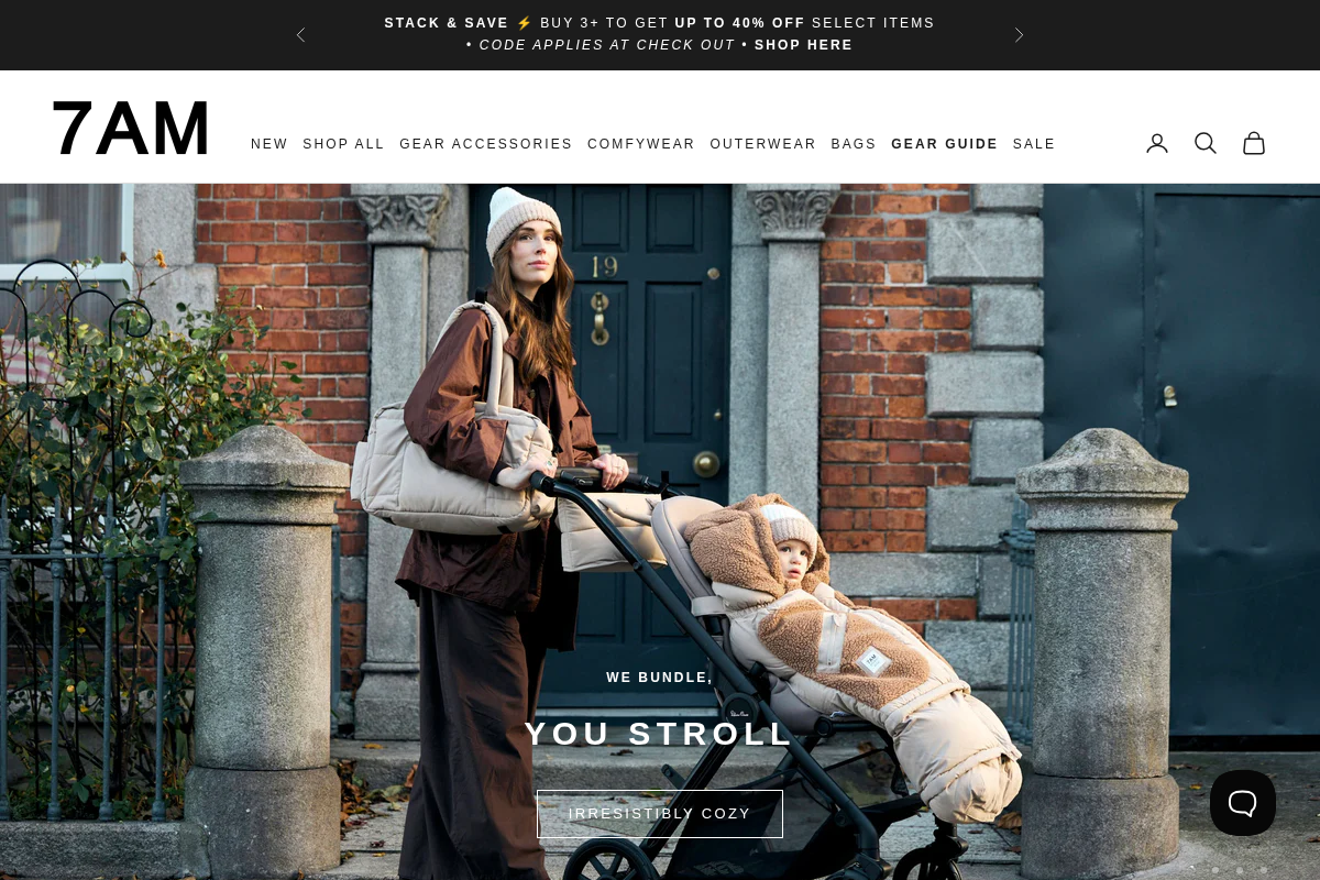 7AM Enfant Canada homepage screenshot