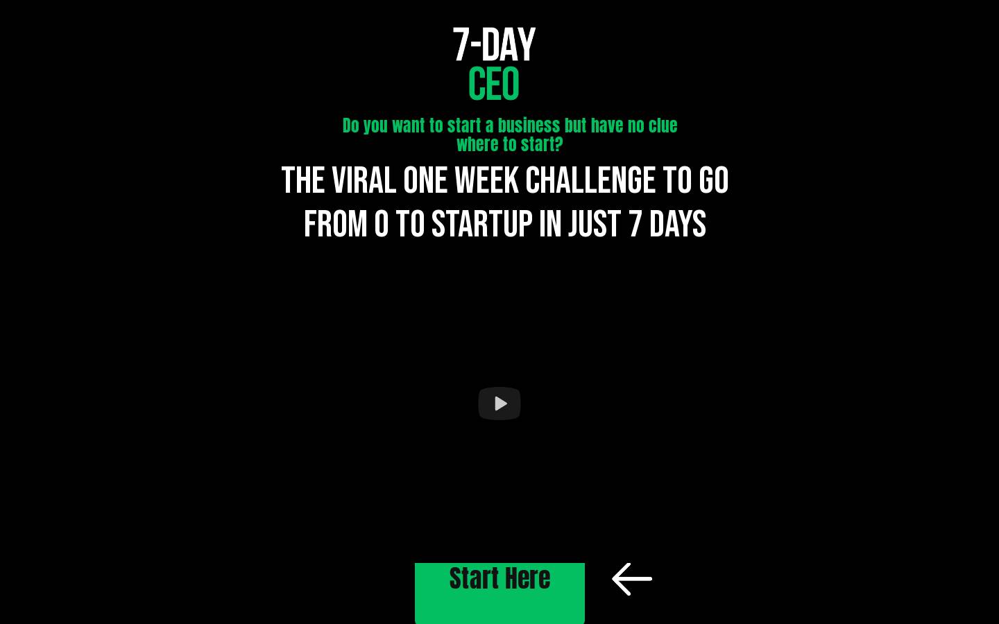 7dayceo.com homepage screenshot