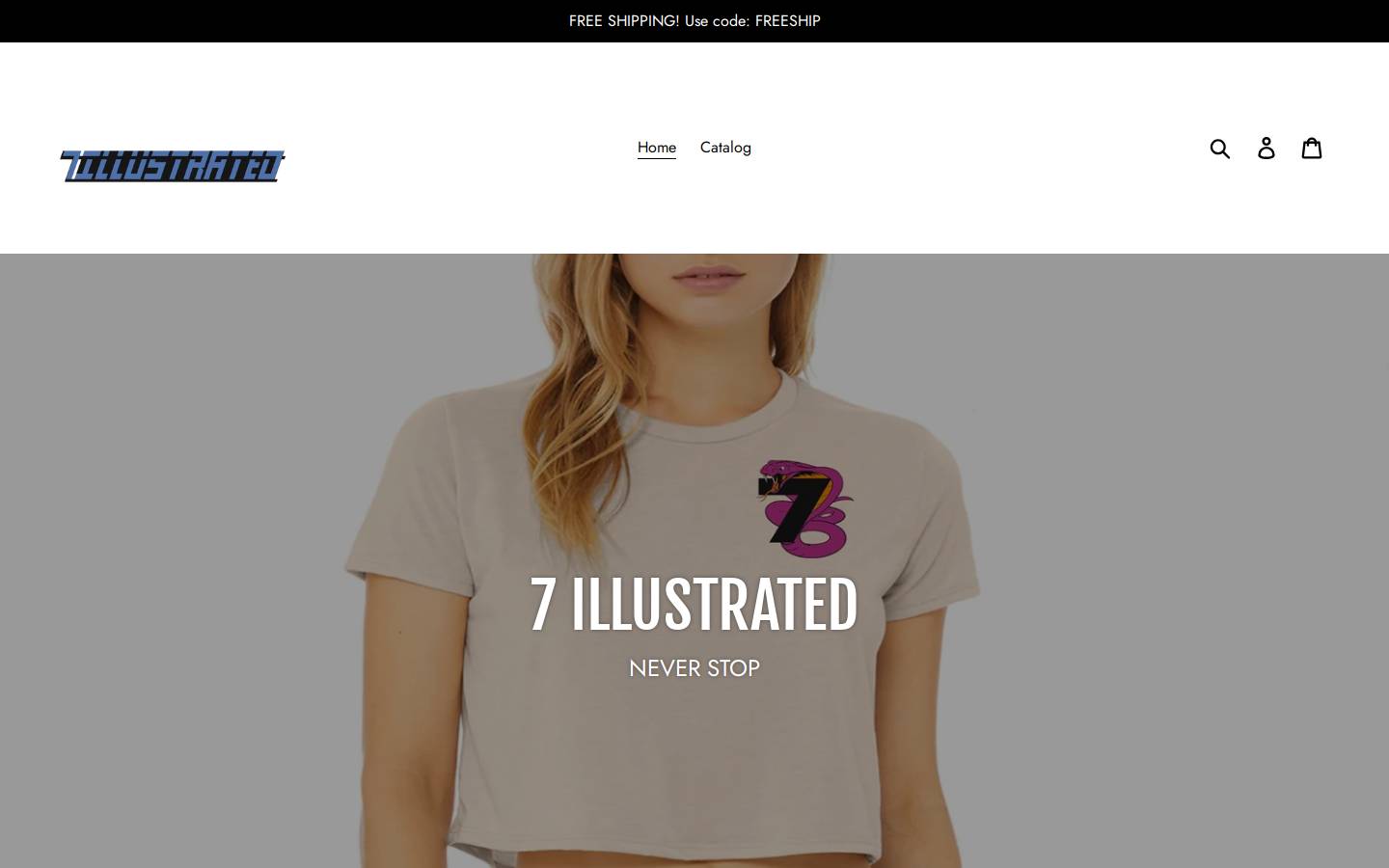 7illustrated.com homepage screenshot