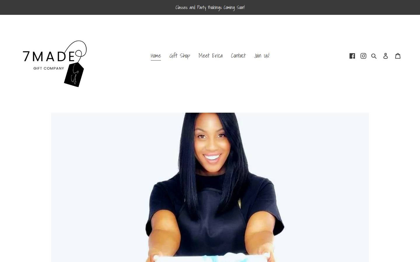 7madegifts.com homepage screenshot