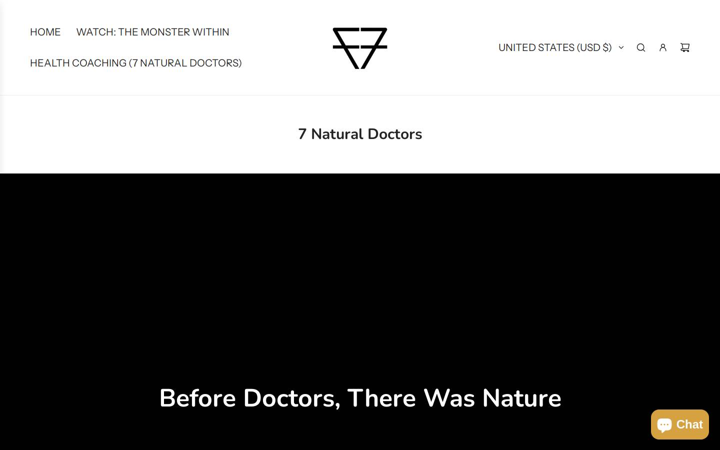 7naturaldoctors.com homepage screenshot