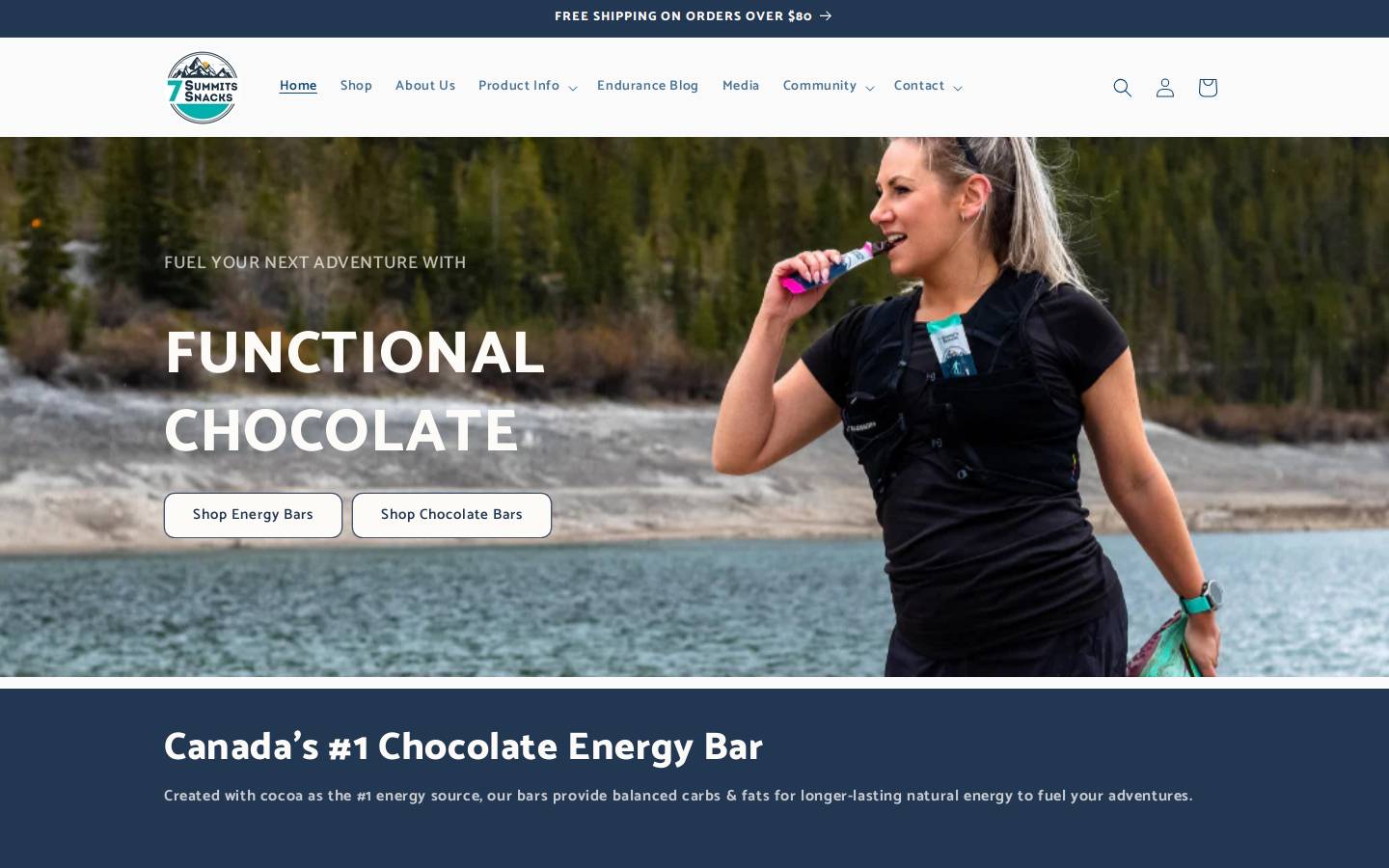 7summitssnacks.com homepage screenshot