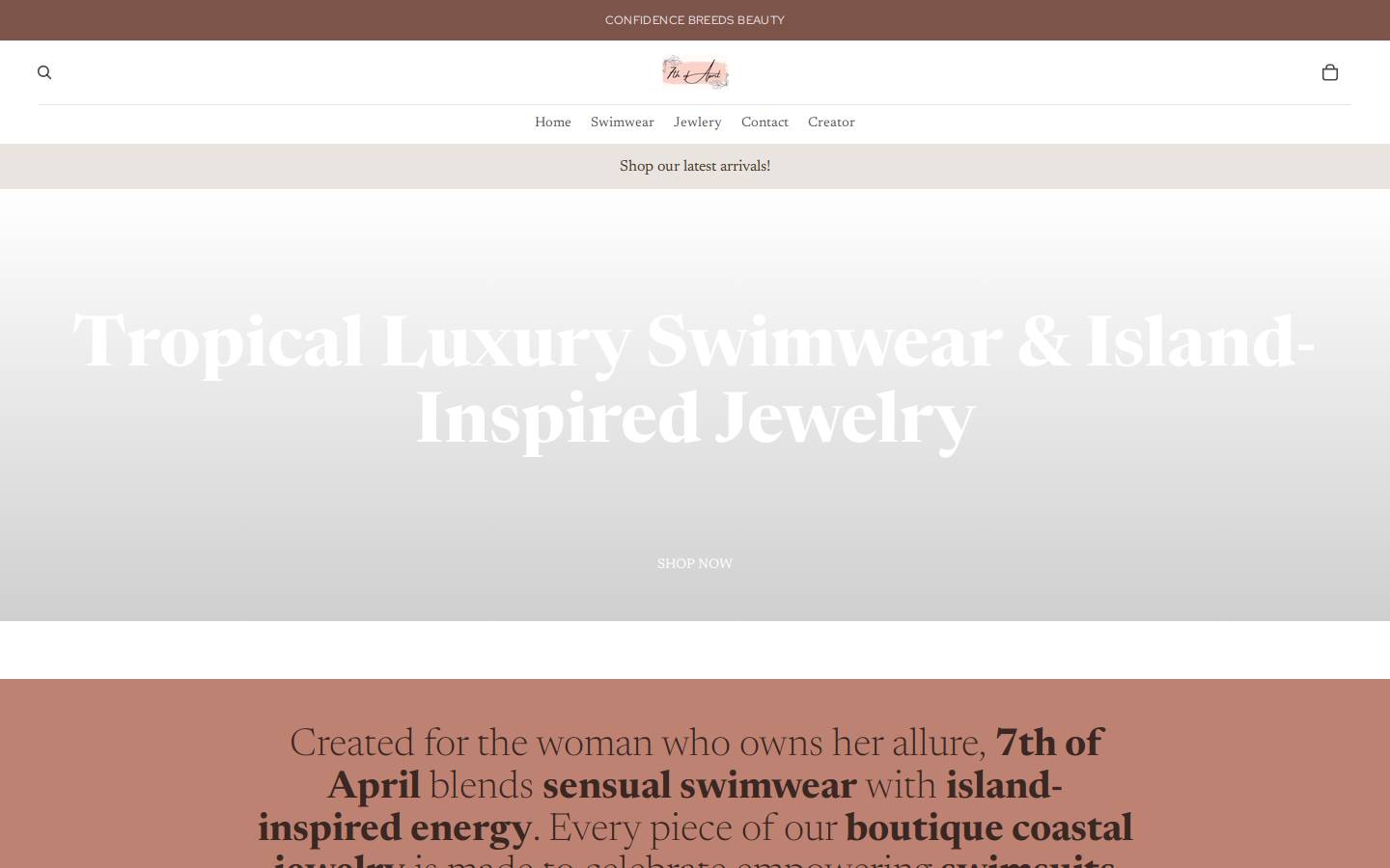 7thofapril.com homepage screenshot