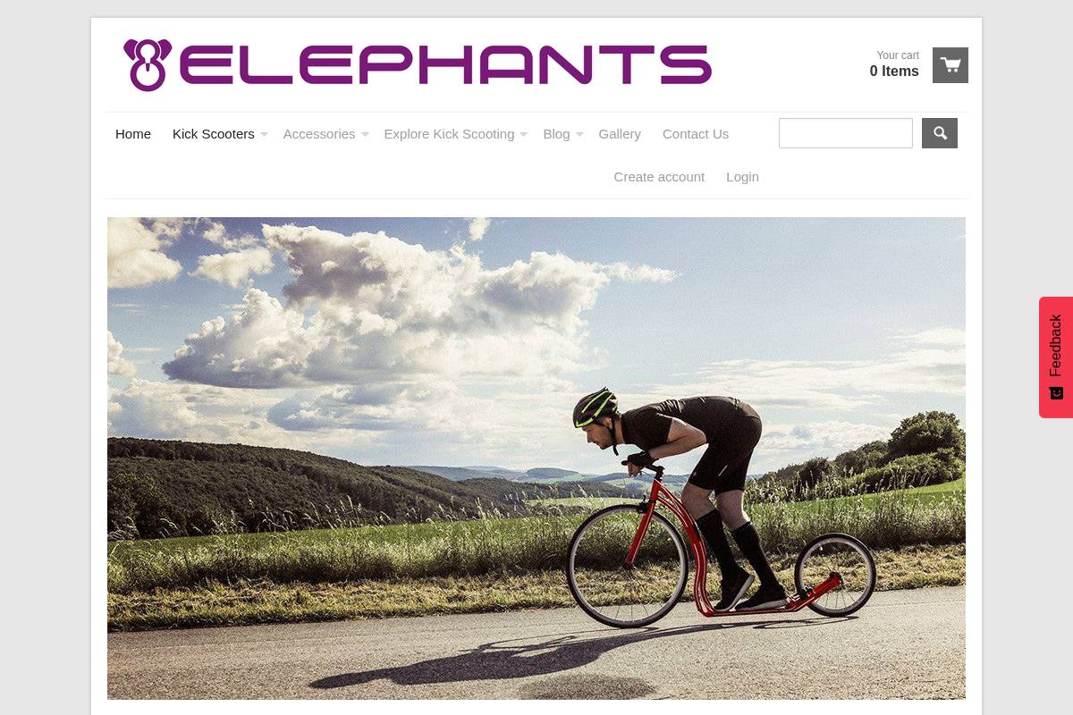 8-elephants.com homepage screenshot