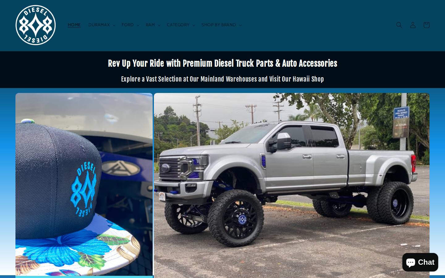 808dieselperformance.com homepage screenshot