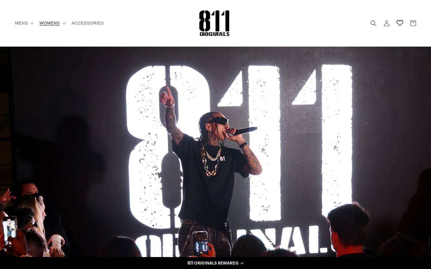 811originals homepage screenshot