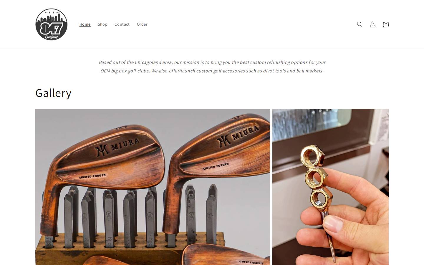 847custom.com homepage screenshot