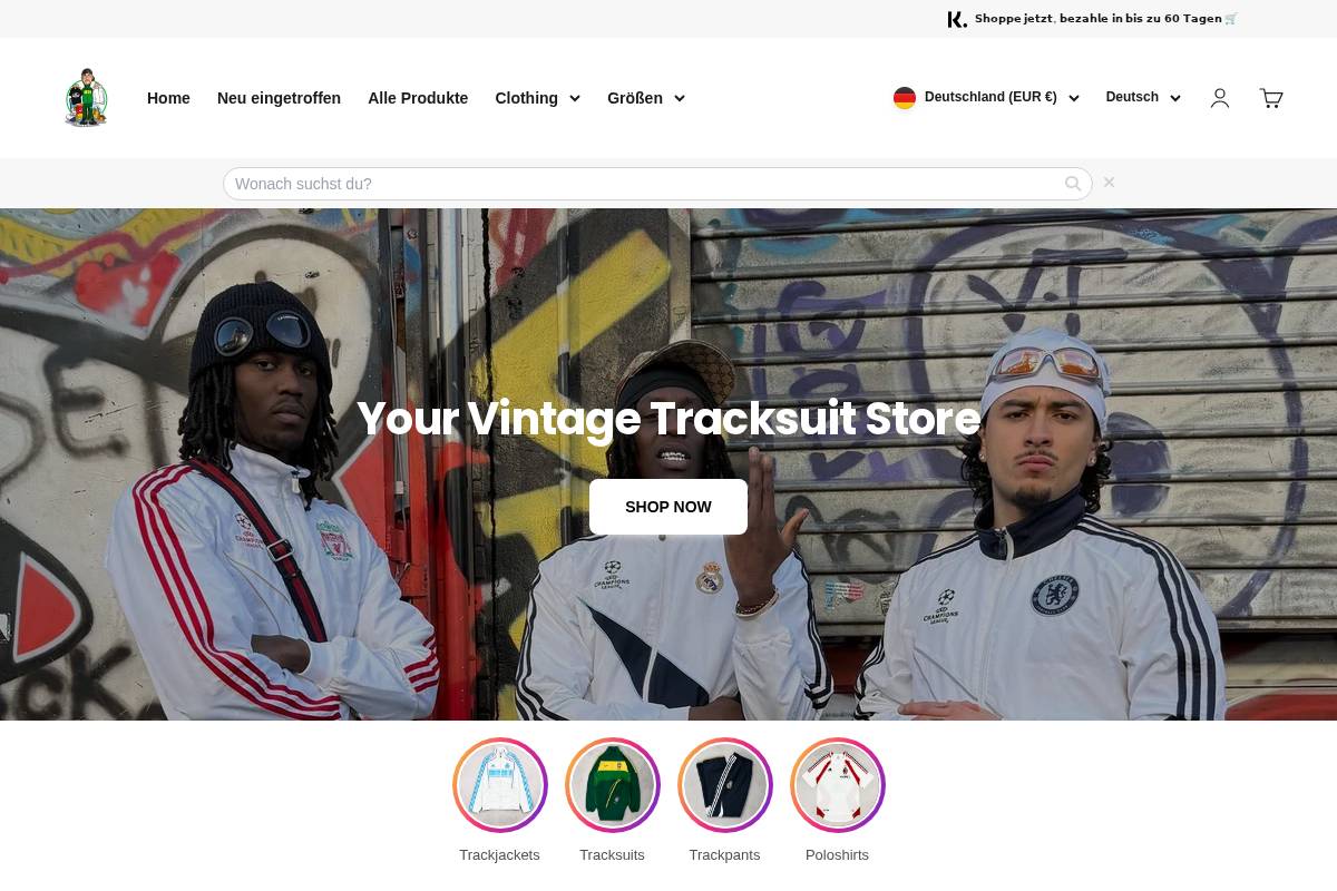 86airsteals.de homepage screenshot