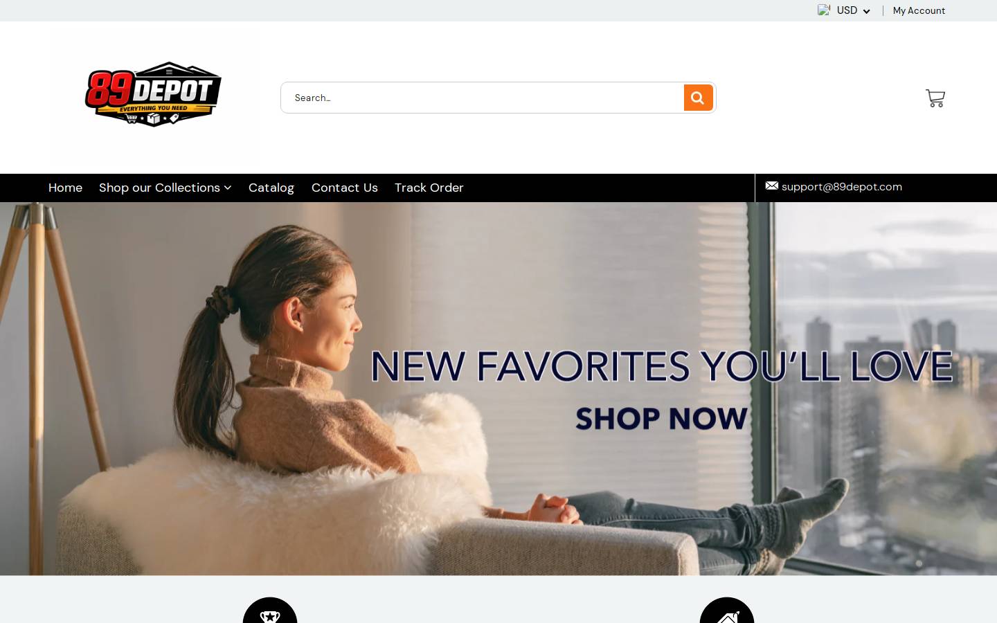 89depot.com homepage screenshot