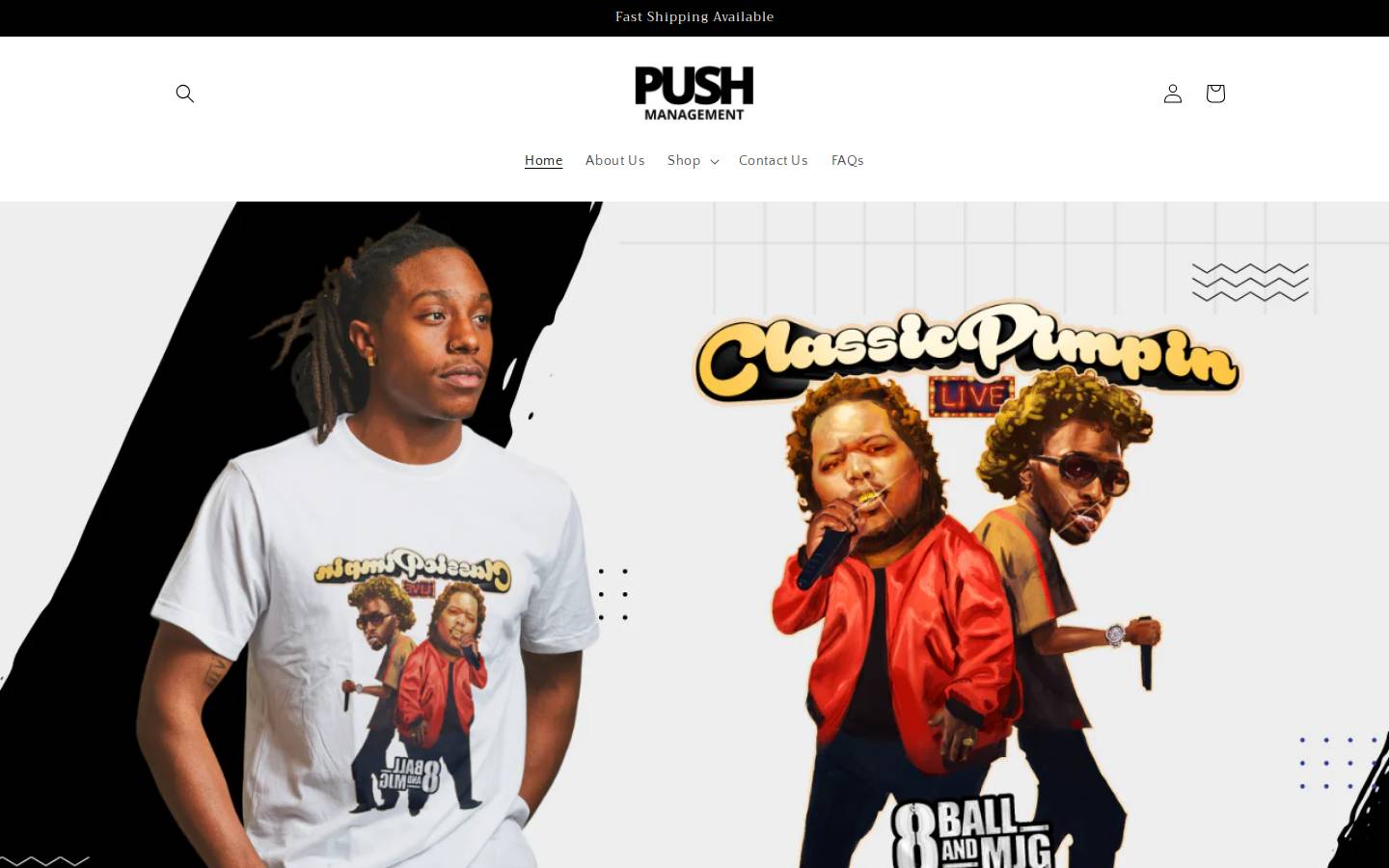 8ballmjg.com homepage screenshot
