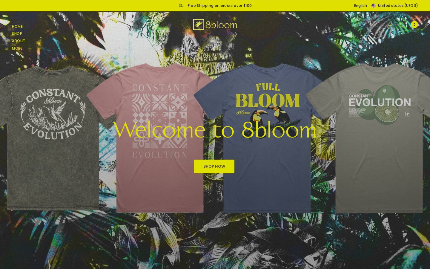 8bloom.co homepage screenshot