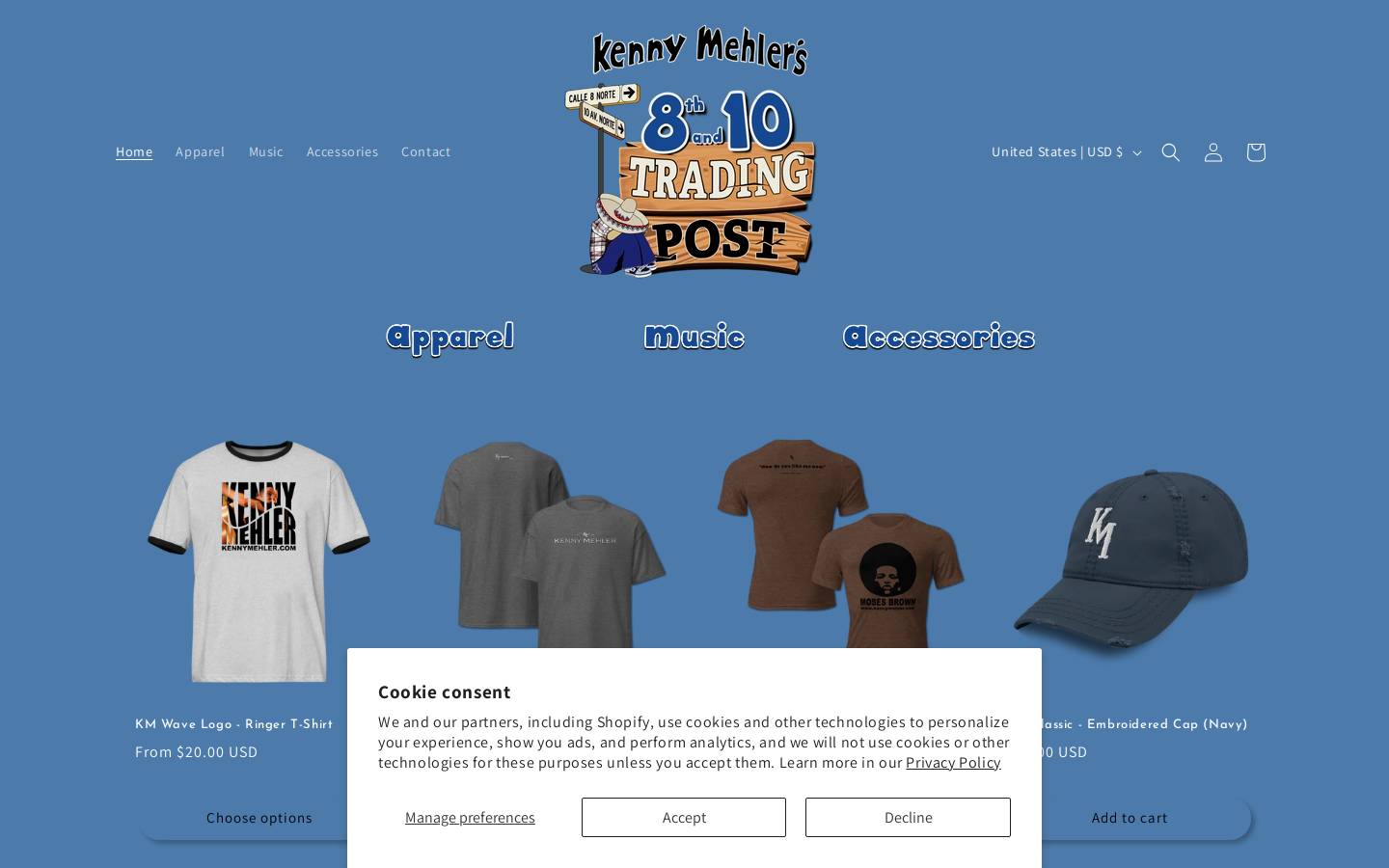 8thand10.com homepage screenshot