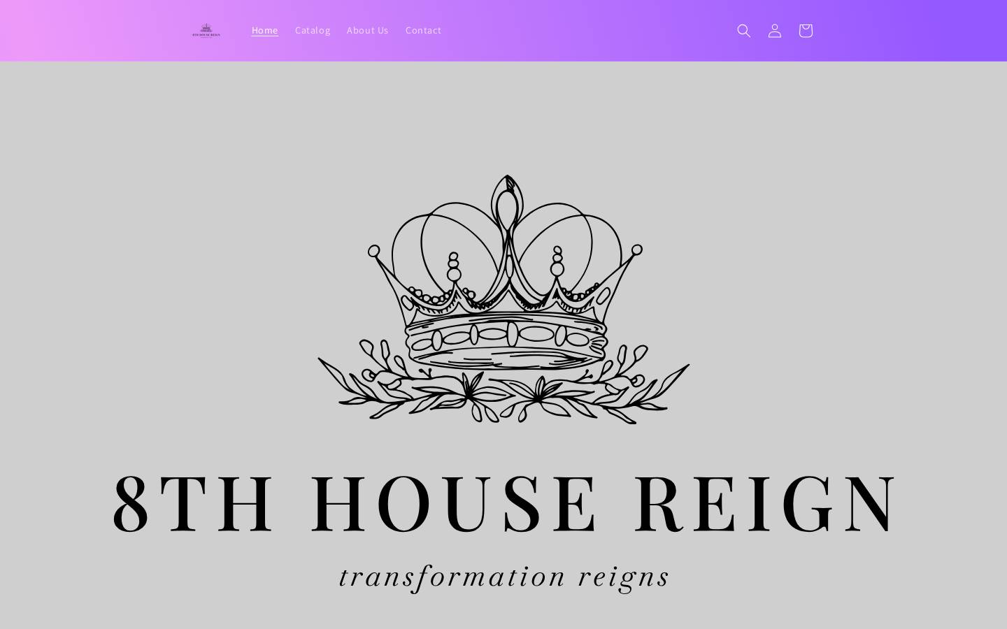 8thhousereign.com homepage screenshot