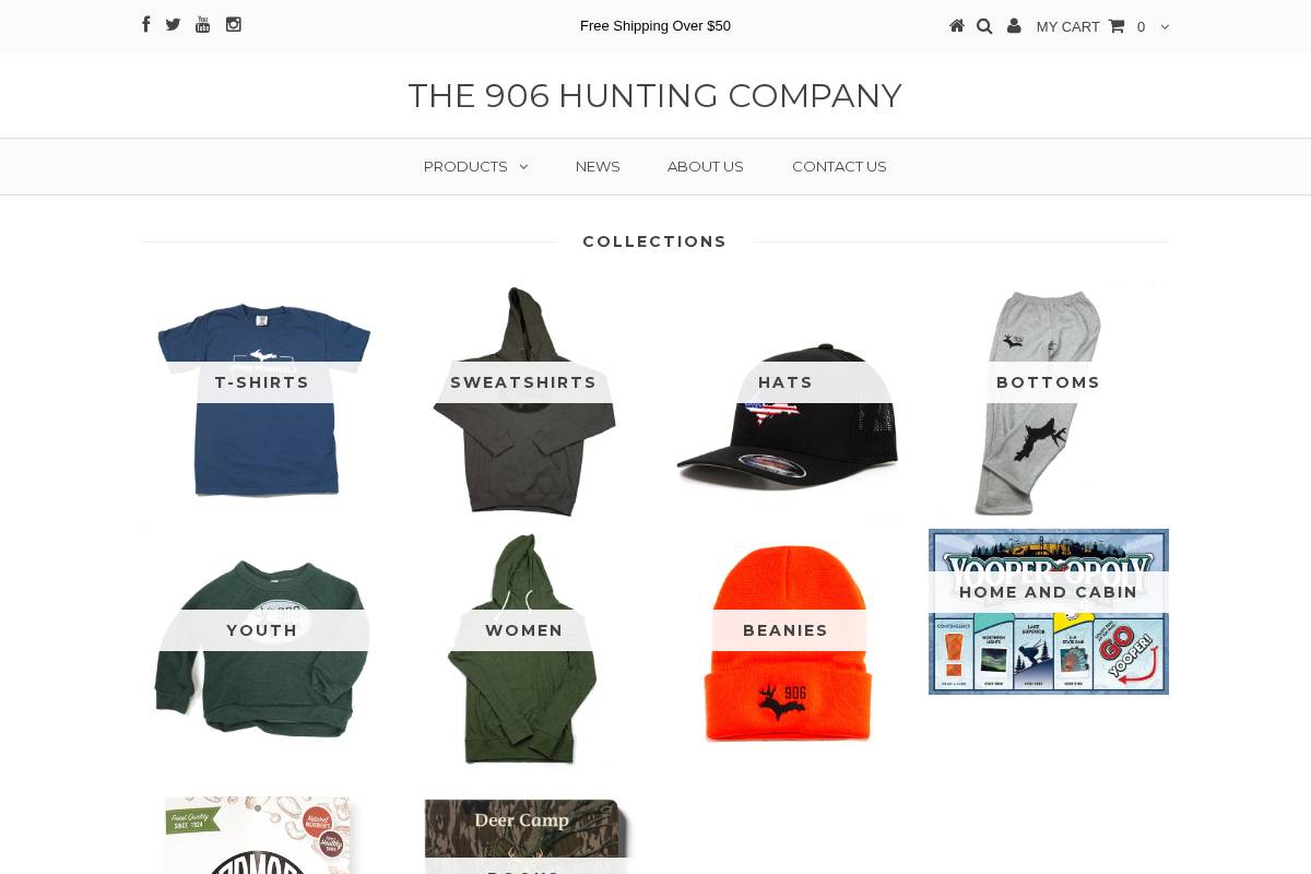 906hunt.com homepage screenshot