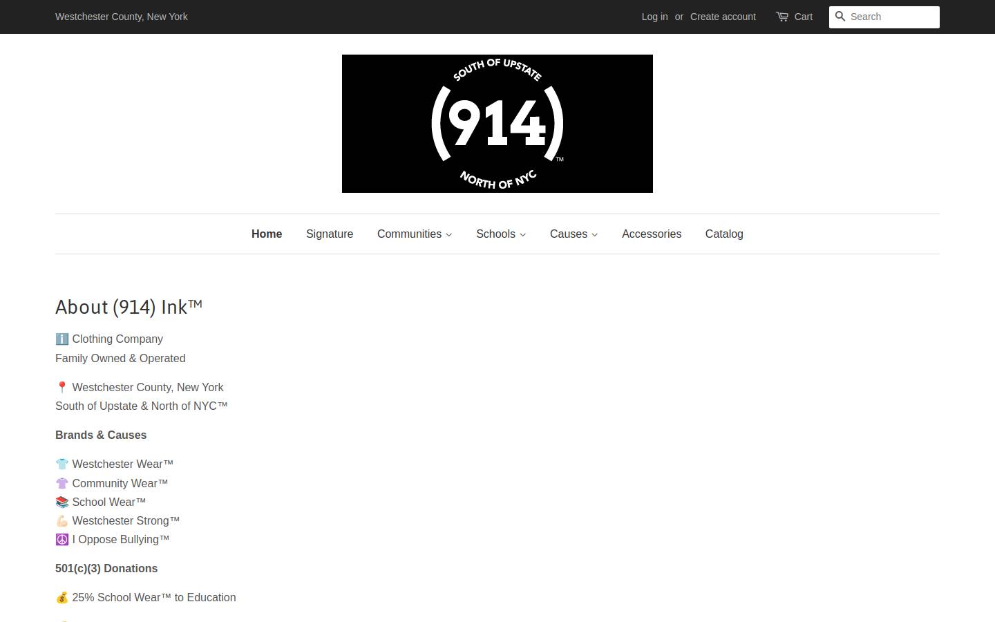 914ink.com homepage screenshot