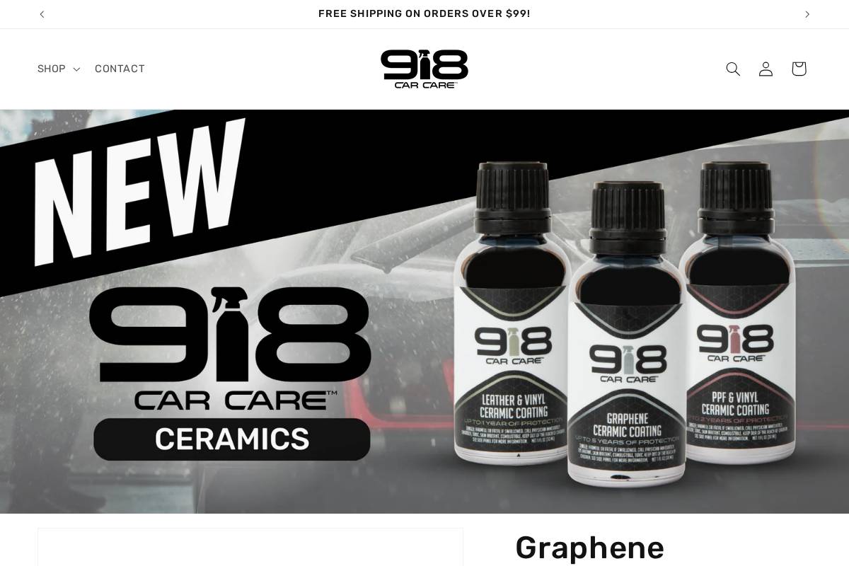 918carcare.com homepage screenshot