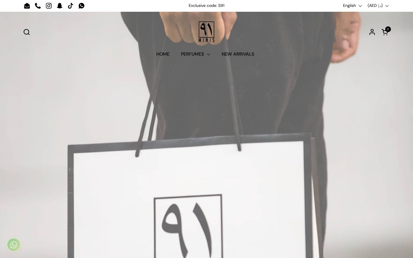 91minis.com homepage screenshot