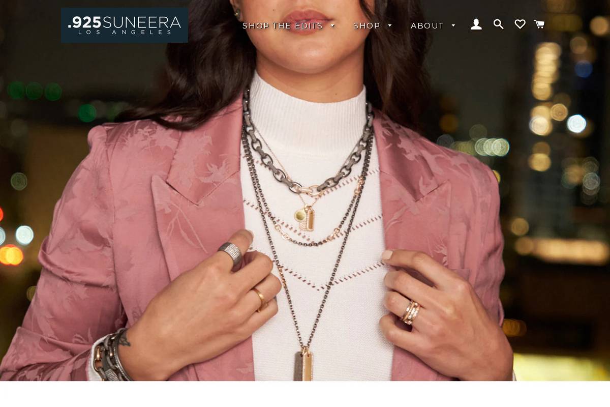 925suneera.com homepage screenshot