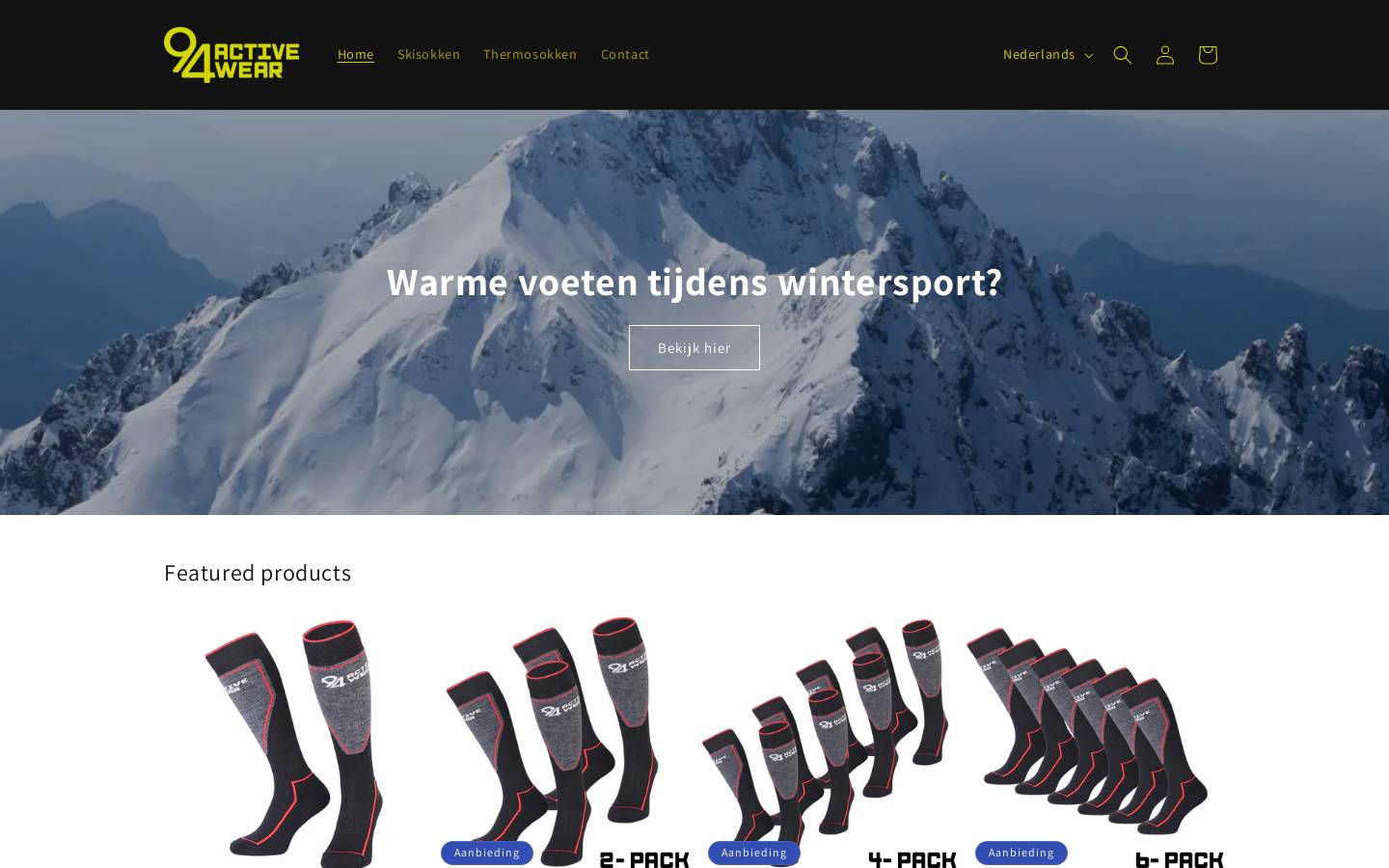 94activewear.com homepage screenshot