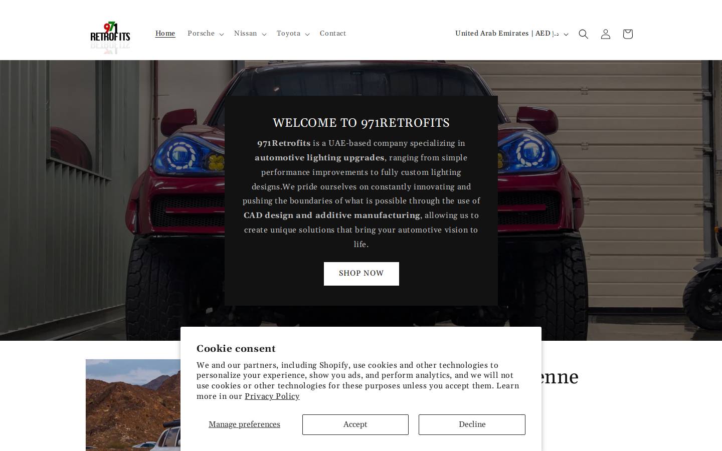 971retrofits.com homepage screenshot