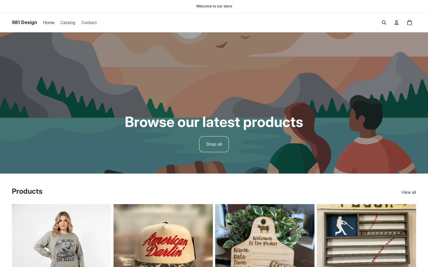 981designs.com homepage screenshot