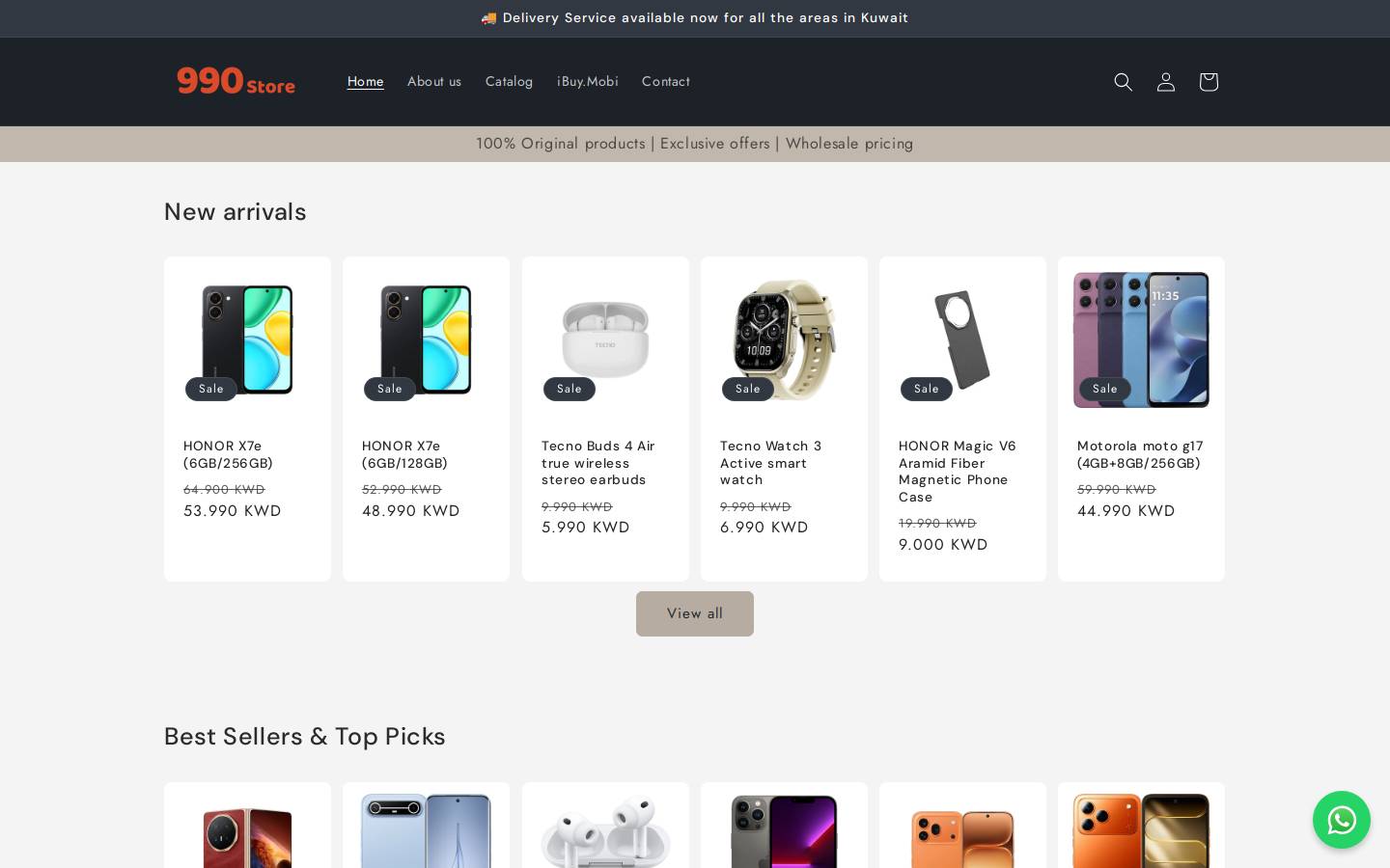 990store.com homepage screenshot