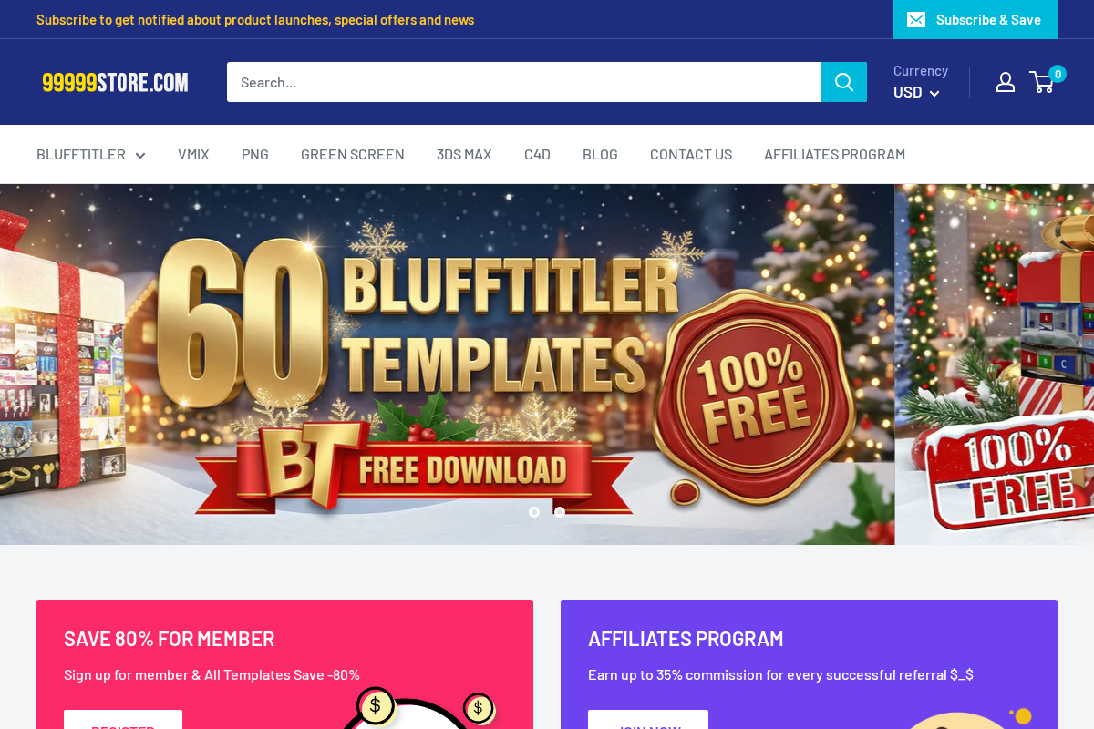 99999store.com homepage screenshot